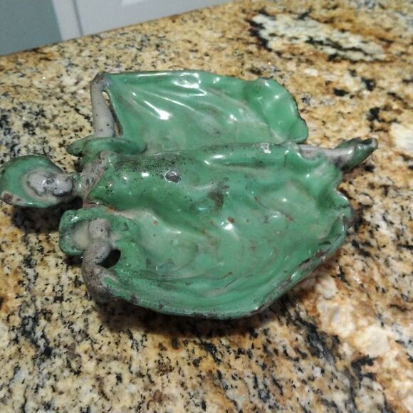Early ANTIQUE Art Deco FIGURAL ASHTRAY BALLERINA, LADY DANCER ash tray - Picture 2 of 12